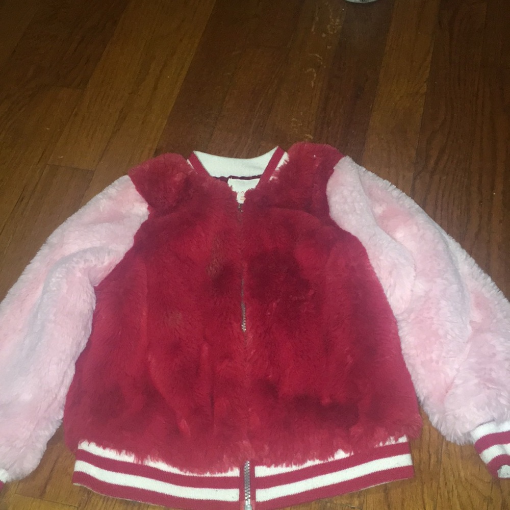 Pink & red jacket